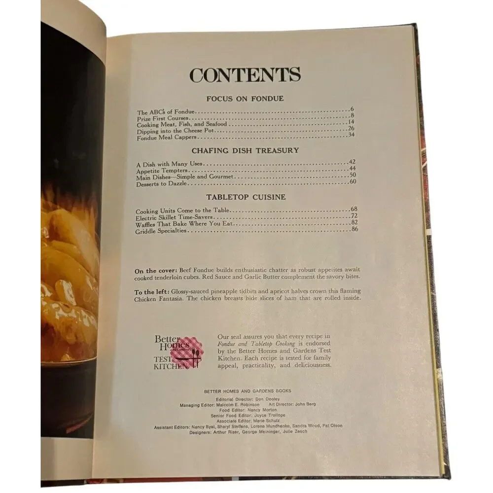 Fondue‎ And Tabletop Cooking Better Homes And Gardens VTG 1970 Edition Recipes